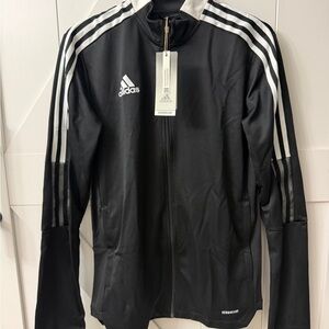Adidas Black and White Tiro Jacket